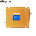 Top selling GSM 2G 3G 4G Triband Cellphone Signal Repeater LTE  Network Mobile Signal Booster from Wingstel